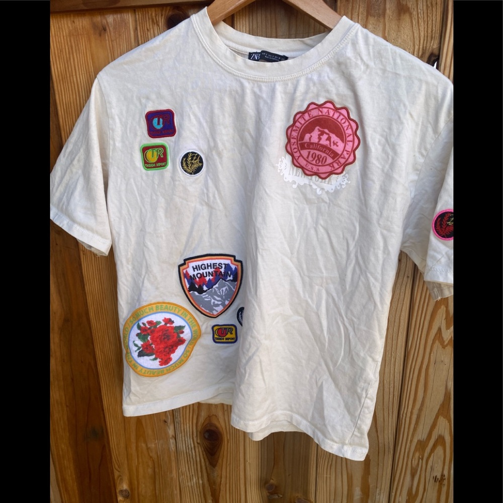 Zara New York Patch tee